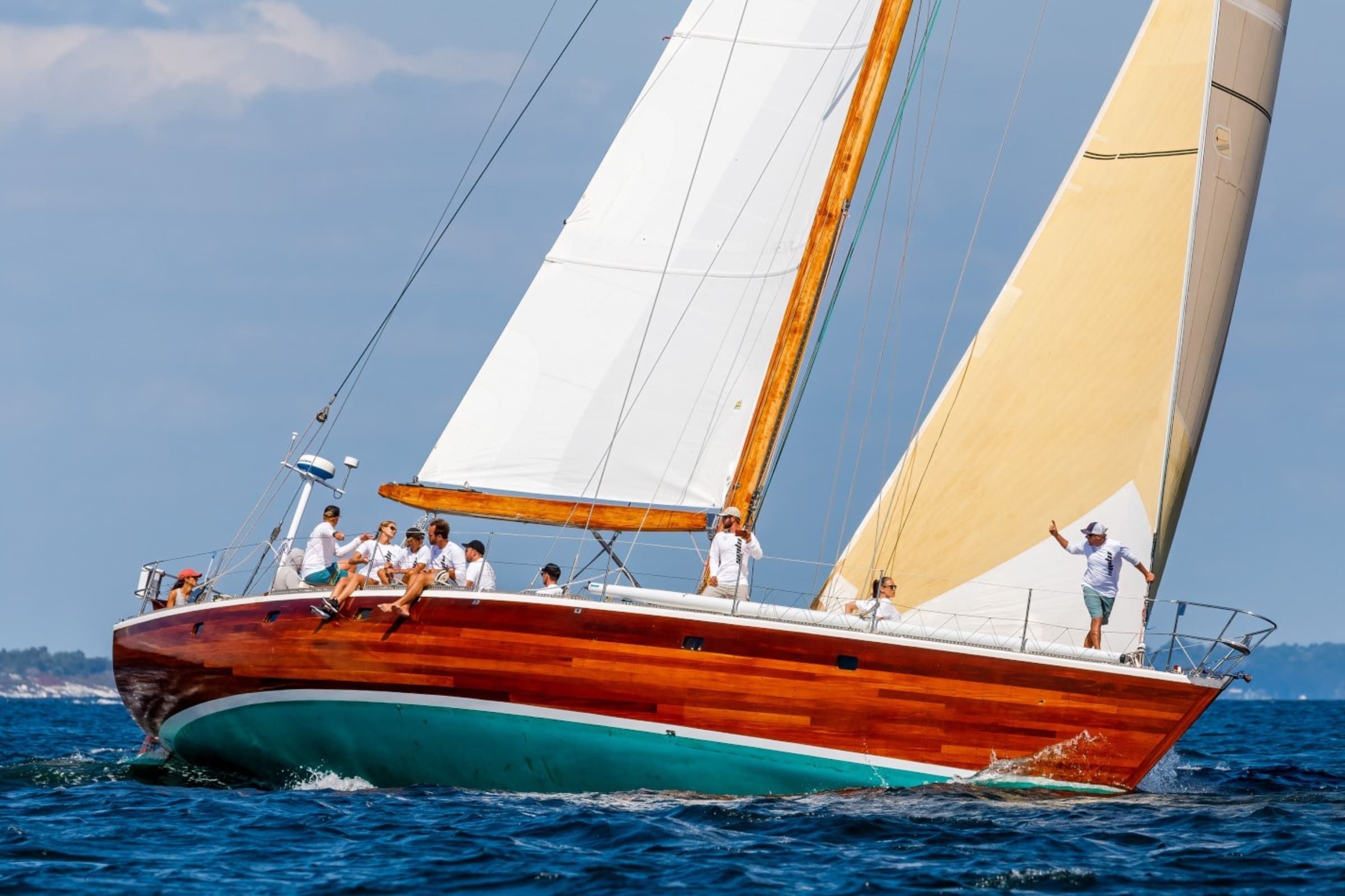 Passing Wind” by Yacht Builder Vic Carpenter is a Classic Masterpiece
