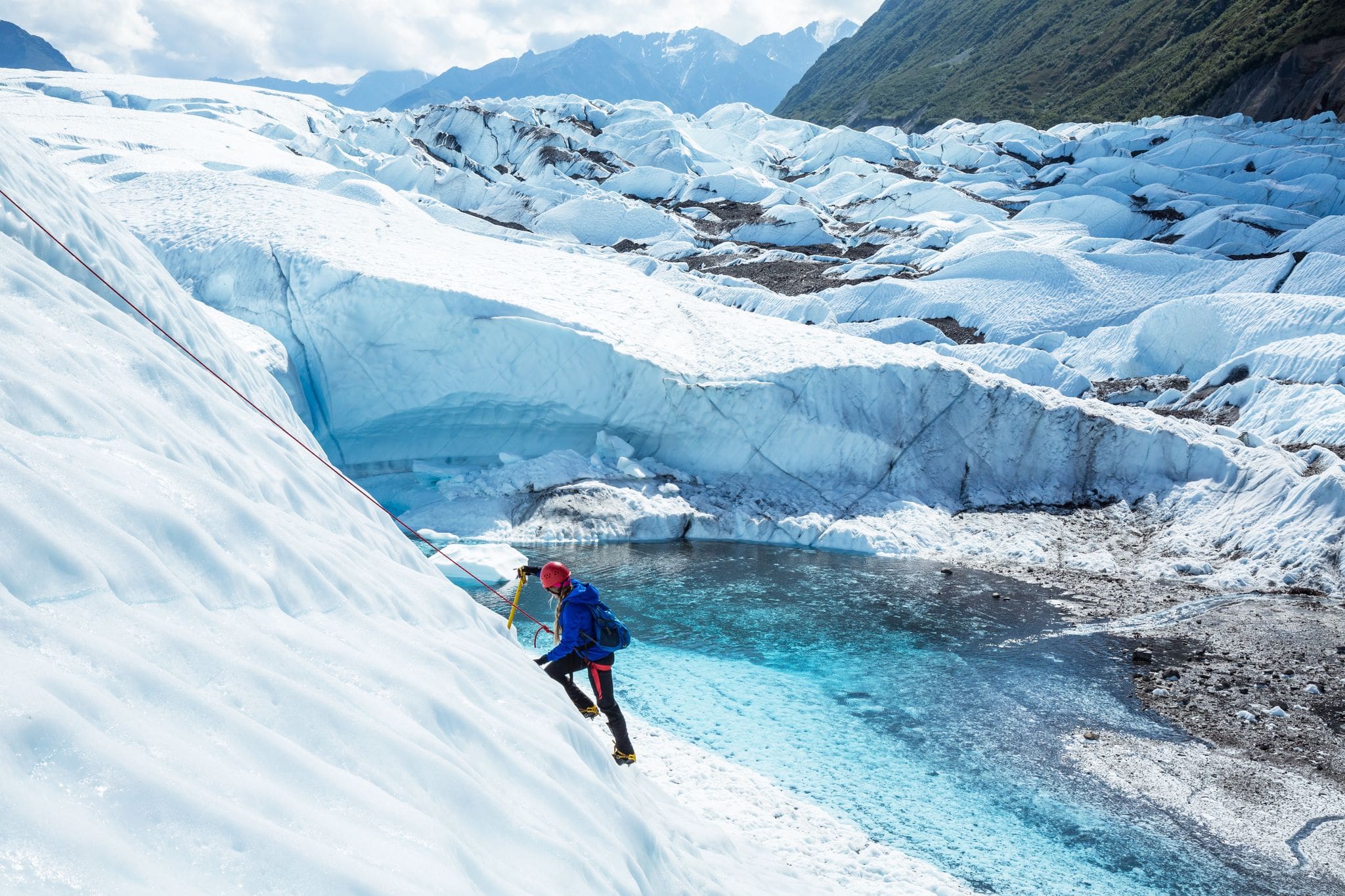 Artful Living | Laura Schara Conquers Alaska's Matanuska Glacier