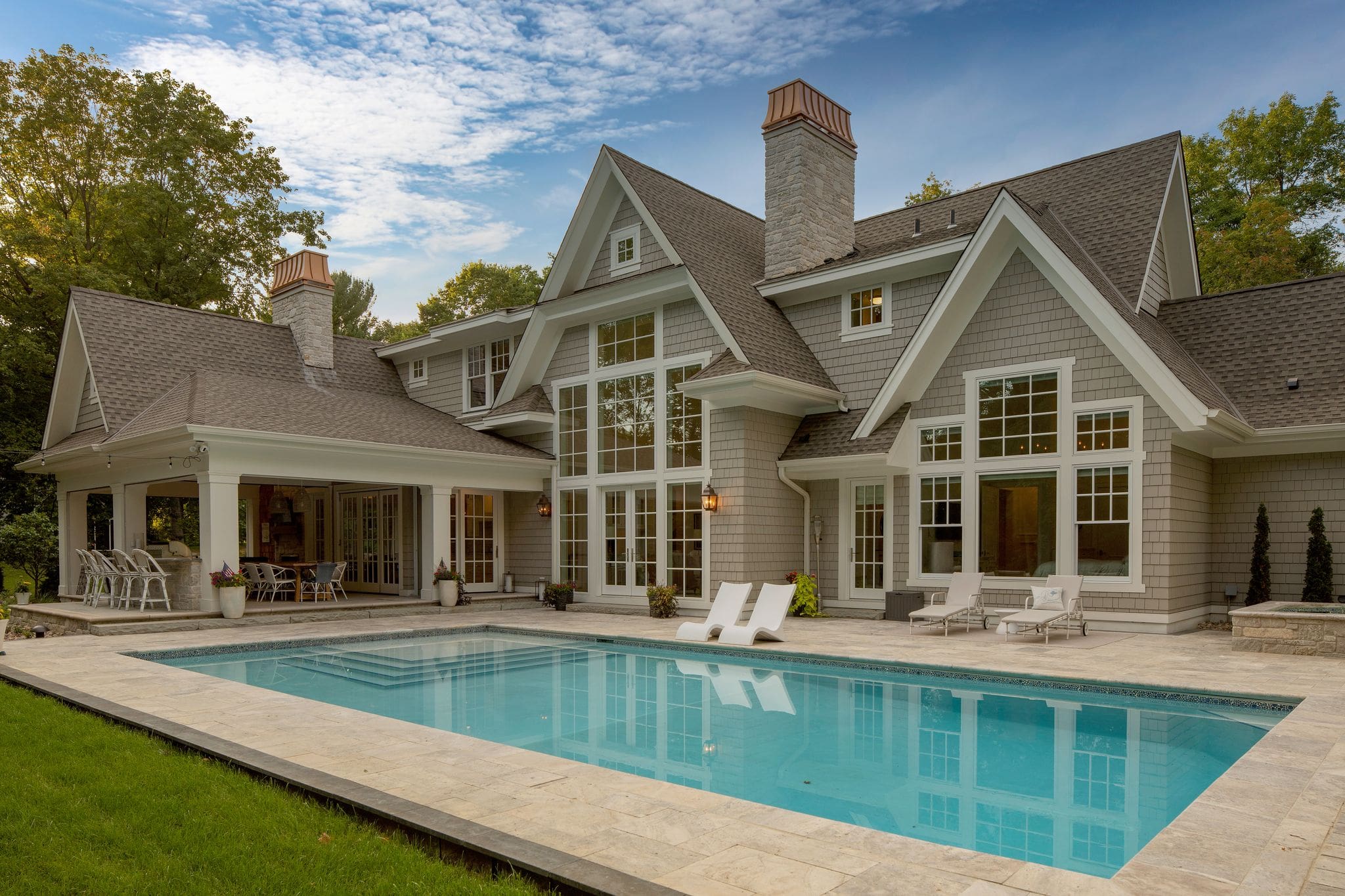 Artful Living | Mark D. Williams Custom Homes Creates a Cape Cod Style Family Home