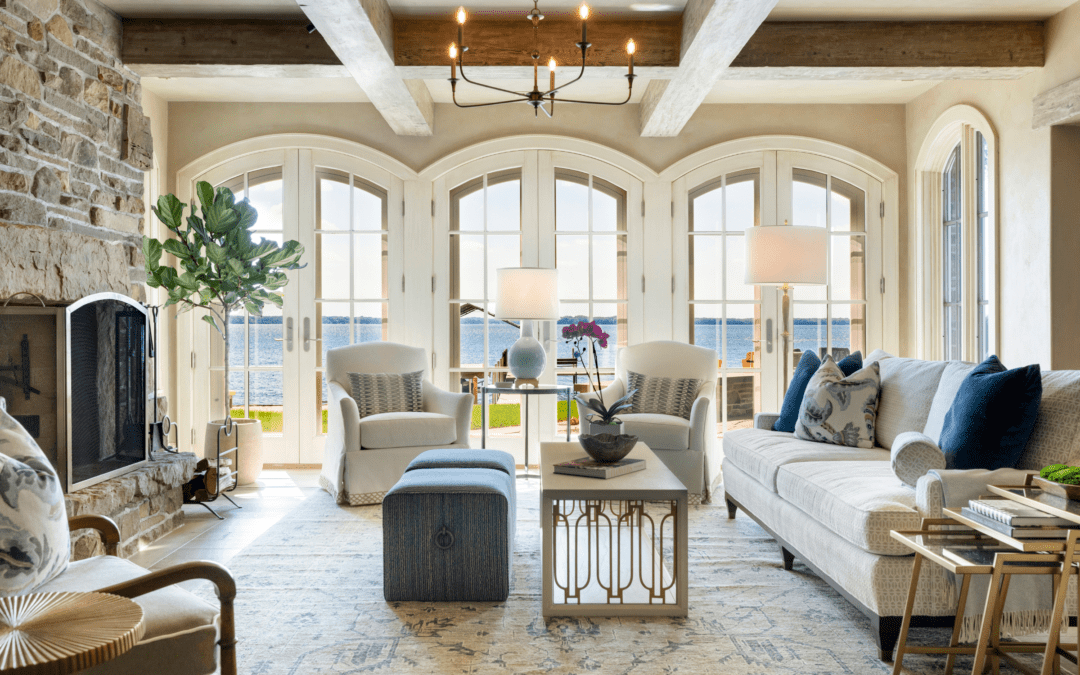 The Sitting Room Studio Transforms a Sophisticated Lakeside Manor