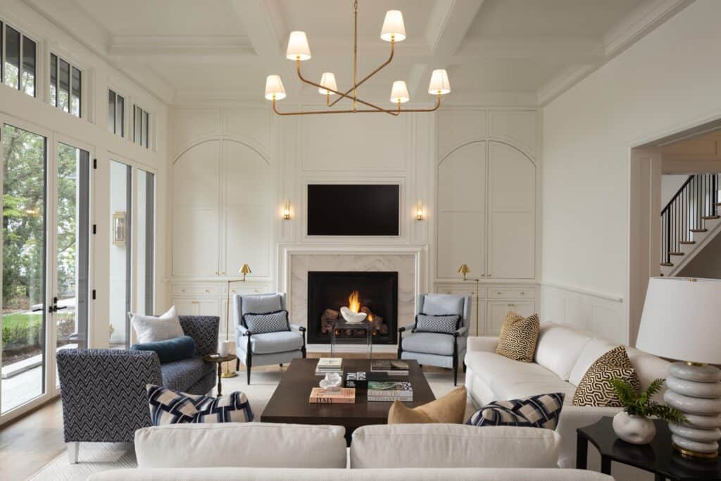 Artful Living | The Sitting Room Embraces Elegant Tailoring Throughout a Wayzata Home