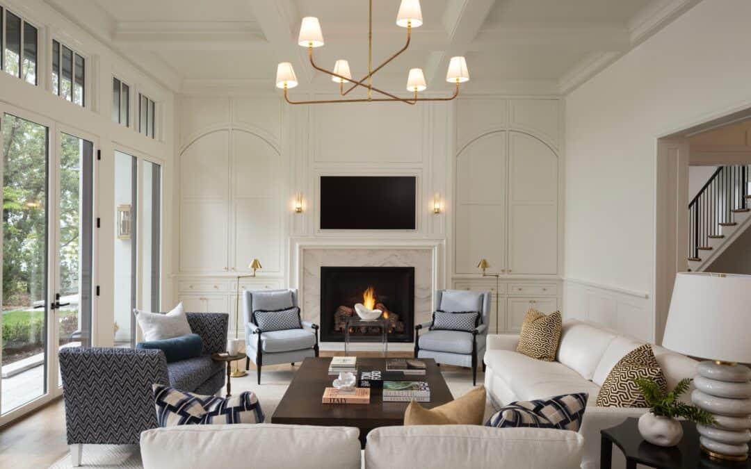 The Sitting Room Embraces Elegant Tailoring Throughout a Wayzata Home