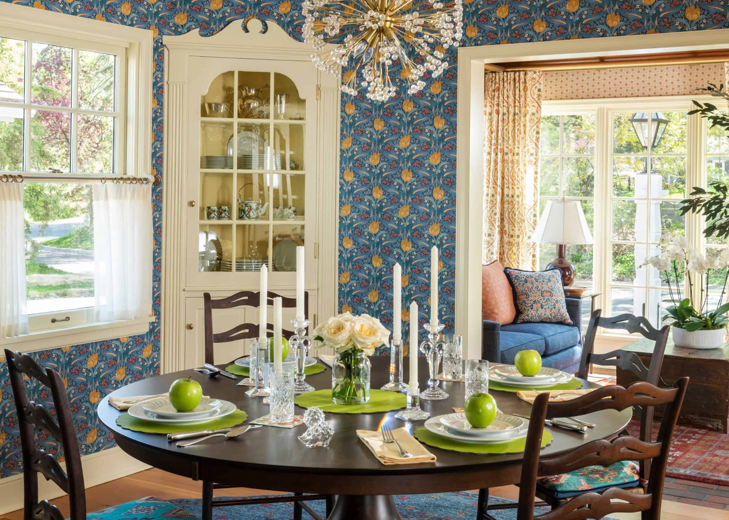 Artful Living | David Heide Design Rejuvenates a 1920 Cottage with a Vibrant Pop of Color