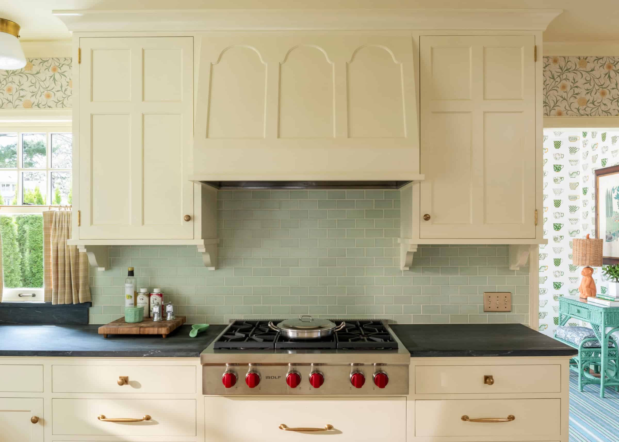 Artful Living | David Heide Design Rejuvenates a 1920 Cottage with a Vibrant Pop of Color