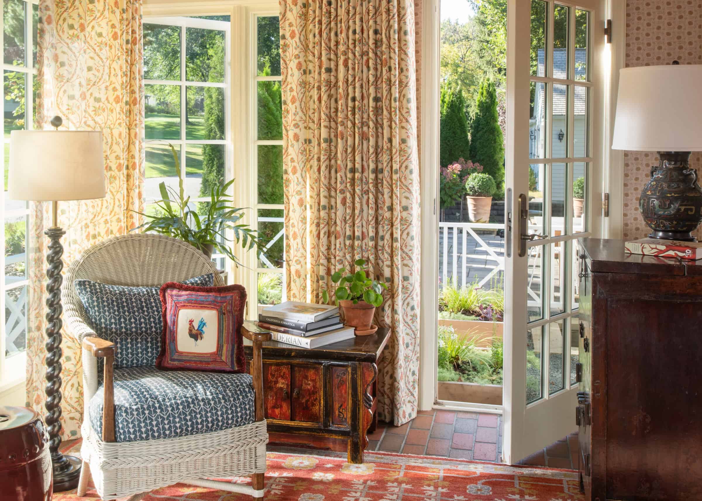 Artful Living | David Heide Design Rejuvenates a 1920 Cottage with a Vibrant Pop of Color