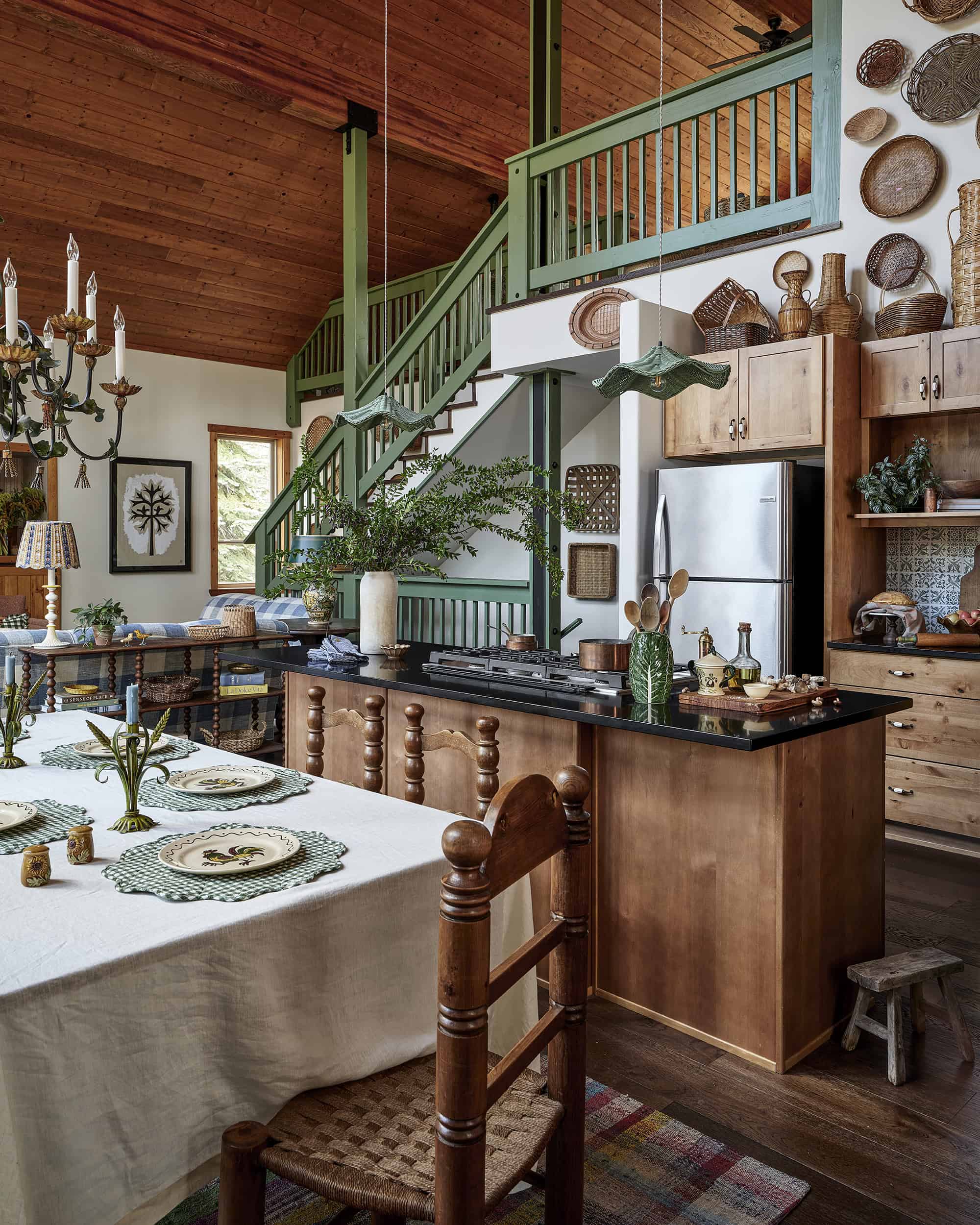 Artful Living | Pattern-Maxxing Reaches New Heights in This Northern California Ski House