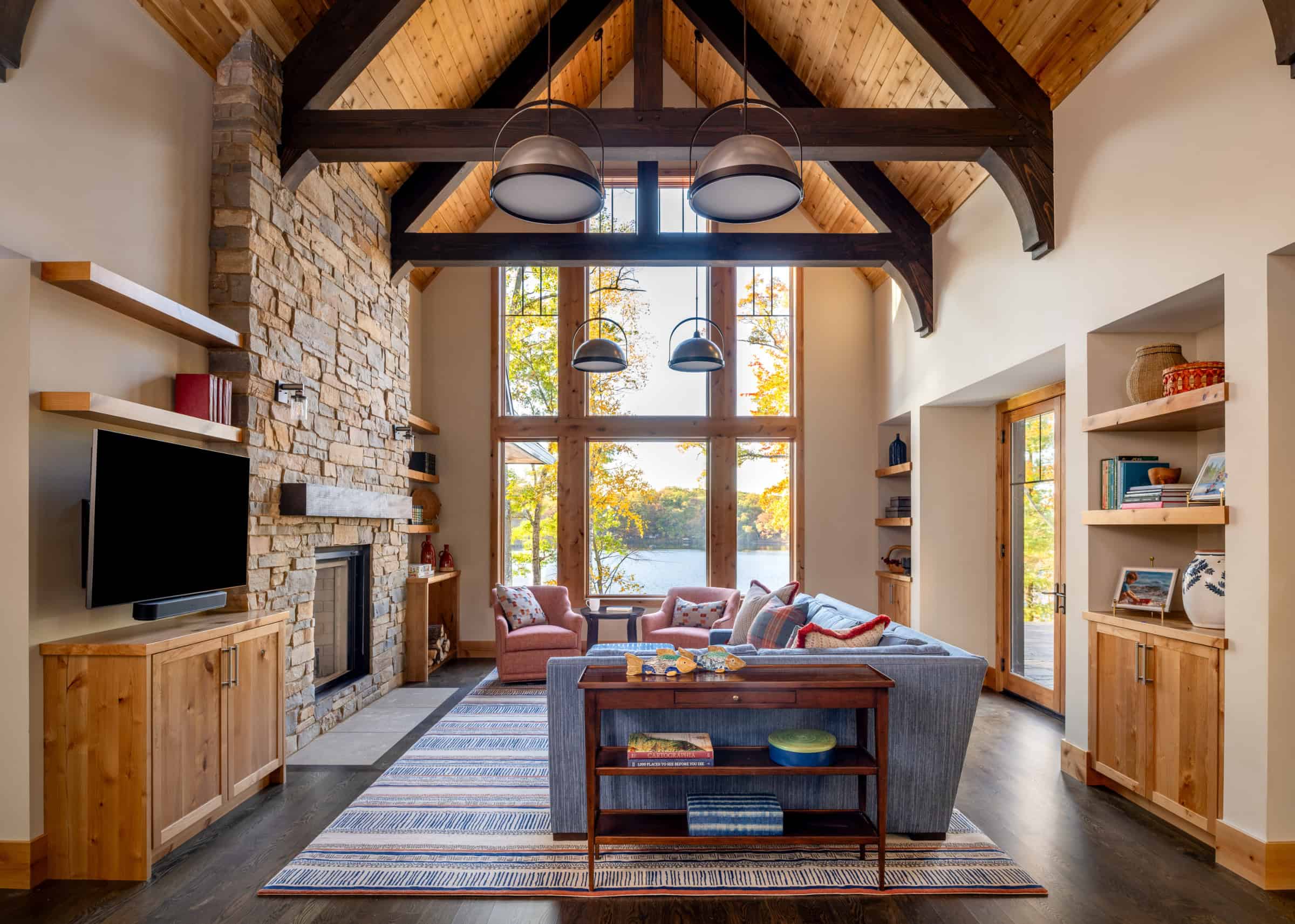 Artful Living | Inside a Cozy Lakeside Retreat by LiLu Interiors