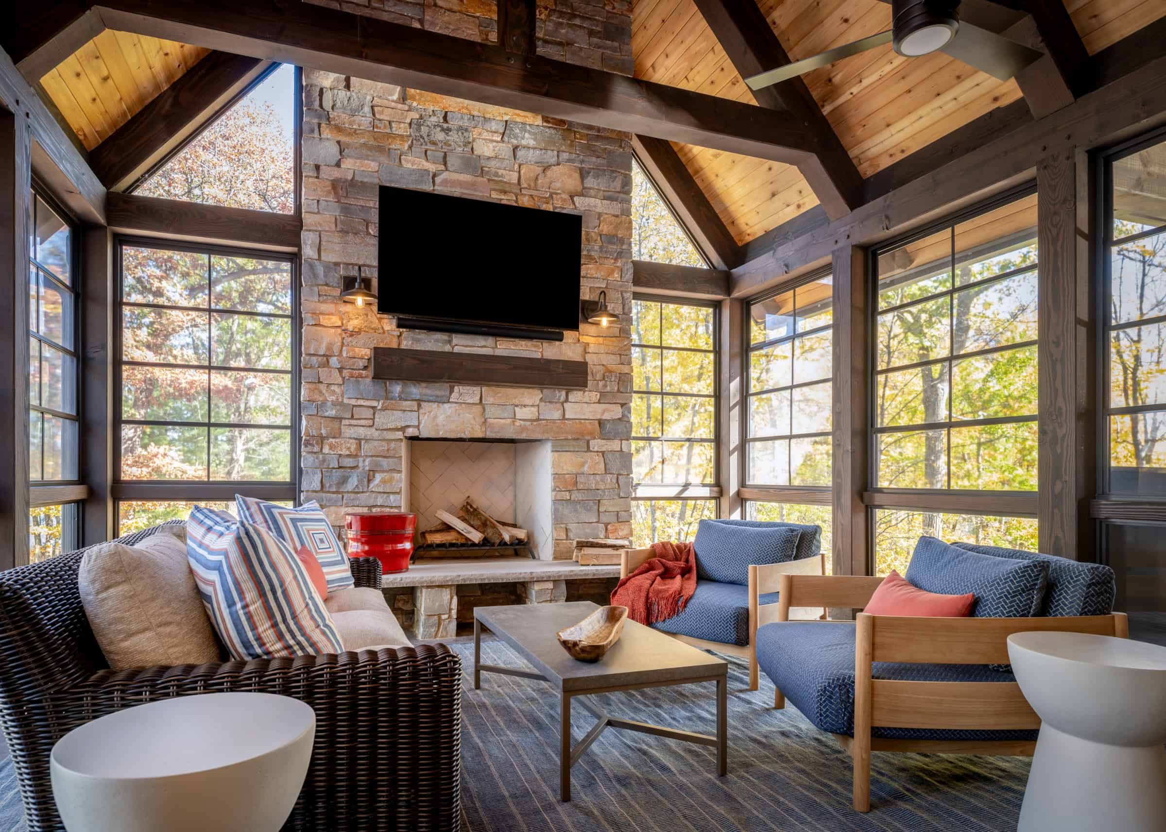 Artful Living | Inside a Cozy Lakeside Retreat by LiLu Interiors